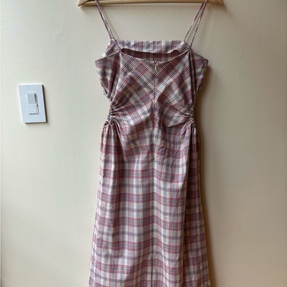 ROKH Checkered Midi Dress, size 38 - Picture 6 of 9